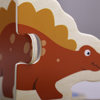 Bigjigs Puzzles de Dos Piezas Dinosaurio-2