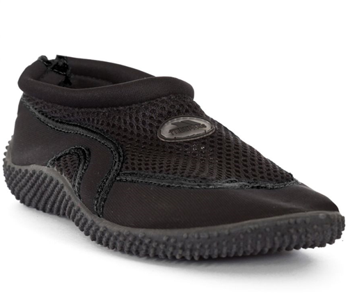 Trespass zapatos de agua junior - zapatos acuáticos para niños negros