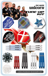 Unicorn set de accesorios dardos Team Tune Up Kit multicolor 82 piezas