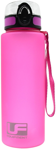 Urban Fitness botella agua flip lid rosa 700ml - botella deportiva sin BPA