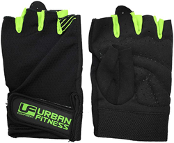 Urban Fitness guante de entrenamiento negro verde XS agarre fitness
