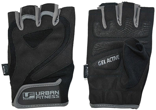 Urban Fitness guantes de entrenamiento gel negro/gris talla L fitness