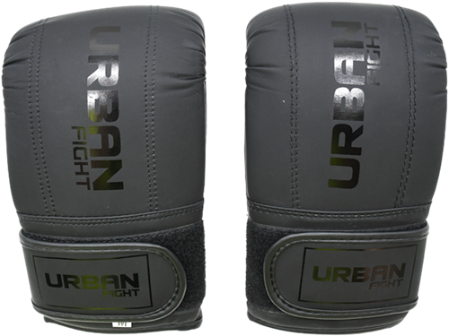Urban Fight guantes de boxeo piel PU negro medium - junior