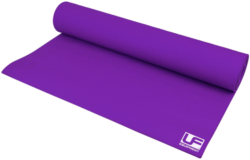 Urban Fitness esterilla de yoga 4mm morada con correa - 183x61cm
