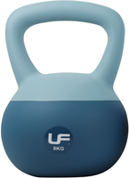 Urban Fitness kettlebell azul 8kg - peso fitness soft touch