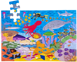 Puzzle de suelo Bigjigs Under the Sea (48 piezas)