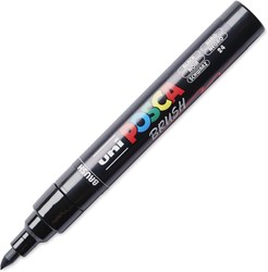 Uni Posca Uni Posca Brushmarker 5M Zwart