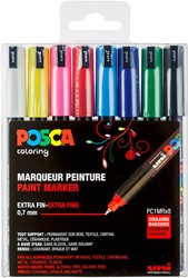 Uni Posca Uni Posca Verfmarker 8 Set 1MR Basis