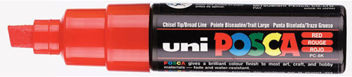 Uni Posca Uni Posca Verfmarker 8K Rood