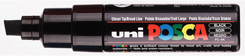 Posca Uni Posca Verfmarker 8K Zwart