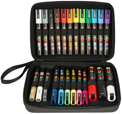 Posca Rotuladores de Pintura Estuche de Lujo 24 piezas - Dibujo y Color Creativo