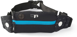 Ultimate Performance riñonera running Titan negro-azul neopreno niños