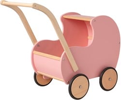 Van Dijk Toys Cochecito de muñecas Retro Rosè sin corazón