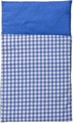 Van Dijk Toys Edredón - Azul y blanco a cuadros