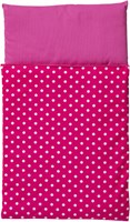 Van Dijk Toys Edredón - Rosa con lunares blancos