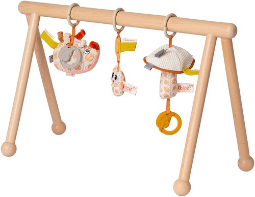 Gimnasio para bebés de madera Tierra Van Dijk Toys x Dolce