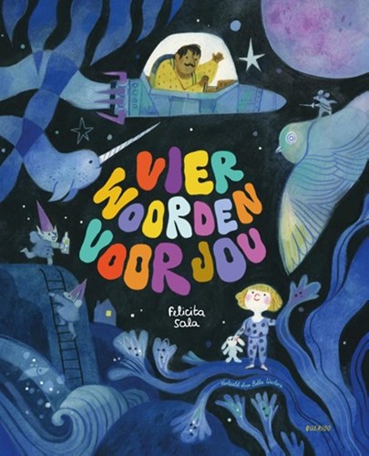 Querido libro ilustrado Cuatro palabras para ti - libro infantil con ilustraciones