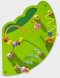 Viga Toys panel de actividades mural cocodrilo 187cm juguete educativo
