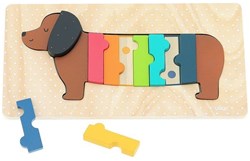 Vilac puzzle de madera perro Andy Westface juguete educativo colorido 2+ años
