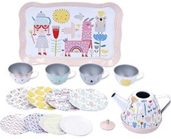 Vilac juego de té musical Suzy Ultman - set de té de juguete con melodía