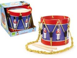 Vilac tambor instrumento musical de madera para niños con baquetas
