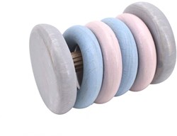 Voggenreiter VOG - Sonajero de madera Tac-Tac pastel
