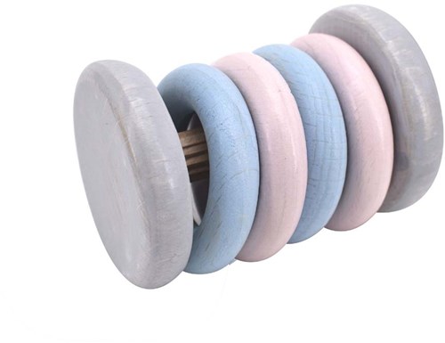 Voggenreiter VOG - Sonajero de madera Tac-Tac pastel