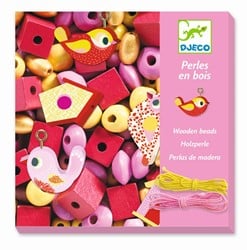 Djeco Perles bois - Oiseaux