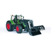 Bruder Accesorios Cargador Frontal con Horquilla - Tractor Serie 3000 Juguete-2