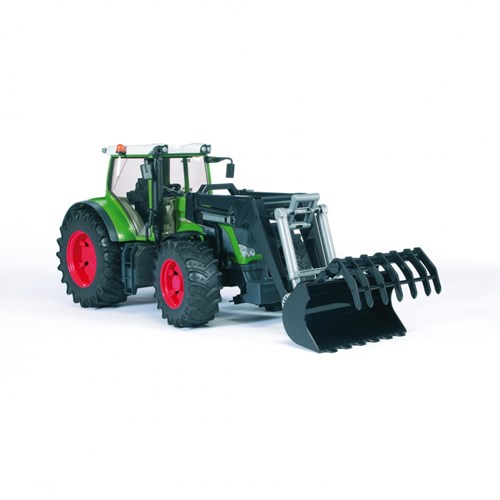Bruder Accesorios Cargador Frontal con Horquilla - Tractor Serie 3000 Juguete-2