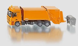 Siku camión de basura de juguete 1:50 con detalles metálicos