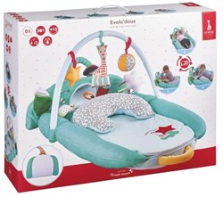 Vulli set de juego Evolu'doux amarillo con arco de actividades y mordedor