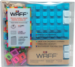 Waff diario creativo set - A6 multicolor cuaderno de silicona