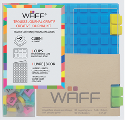 Waff set diario creativo - cuaderno de silicona multicolor A7