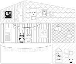 Lundby set de pared creativa DIY - set de manualidades para niños