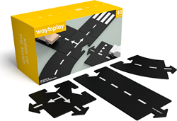 Waytoplay pista de carreras flexible King of the Road - 40 piezas juguete