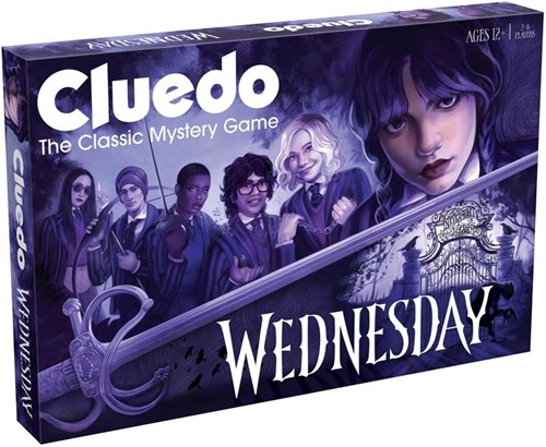 Winning Moves Cluedo juego de mesa Wednesday - Juego de detectives misterioso 12+ años