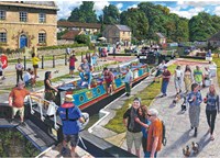 Gibsons rompecabezas Wiltshire Waterways 1000 piezas diversión asegurada