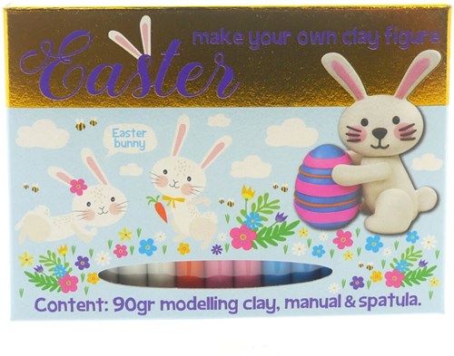 Wins Holland set figura de arcilla conejo de Pascua - kit de modelado para Pascua
