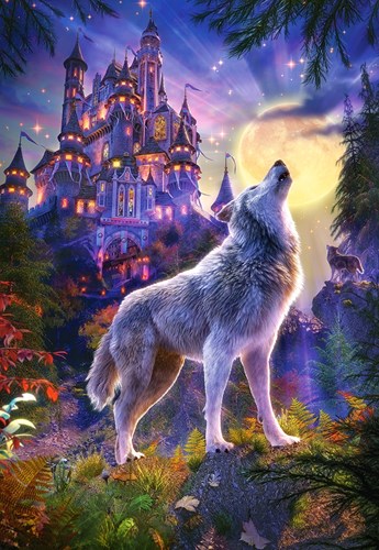 Castorland puzzle Wolf Castle - 1000 piezas - Castillo de fantasía