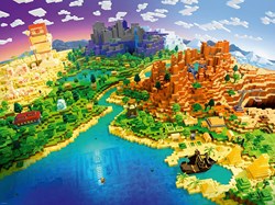 Ravensburger puzzle Minecraft rompecabezas - 1500 piezas - dibujo animado