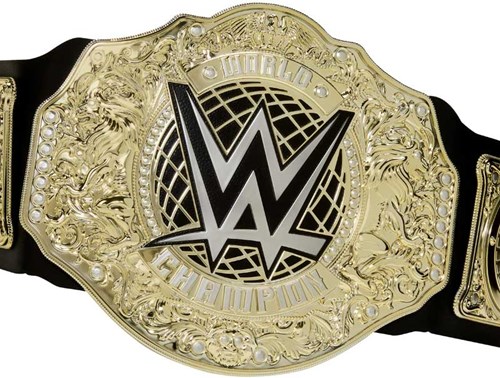 Mattel cinturón de campeón WWE juguete - World Heavyweight Championship-2