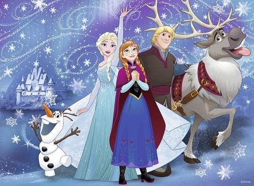 Ravensburger puzzle Frozen nieve brillante 100 piezas XXL infantil-2