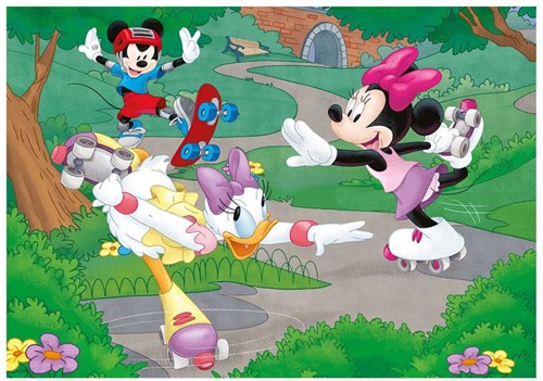 Dino puzzle Minnie piezas XXL - 100 piezas - puzzle de dibujos animados