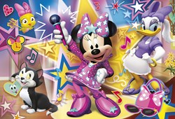 Clementoni puzzle - Minnie Mouse - 60 piezas XXL - juguete de cartón colorido