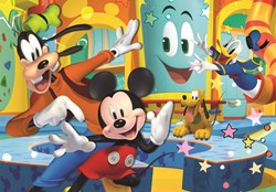 Clementoni puzzle - Mickey Mouse - 60 piezas XXL - Supercolor cartón