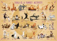 Eurographics puzzle - Yoga actividad familiar - 500 piezas cartón