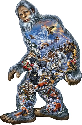 SunsOut puzzle Yeti - 850 piezas animales fantasía paisaje