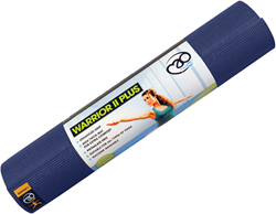 Fitness-Mad esterilla de yoga Warrior II Plus 6mm azul oscuro antideslizante confort
