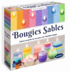 Sentosphère set de juguete creativo velas de arena - kit DIY colorido